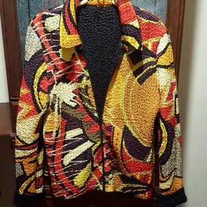 ALBERTO MAKALI REVERSIBLE JACKET/ COORDINATING TOP